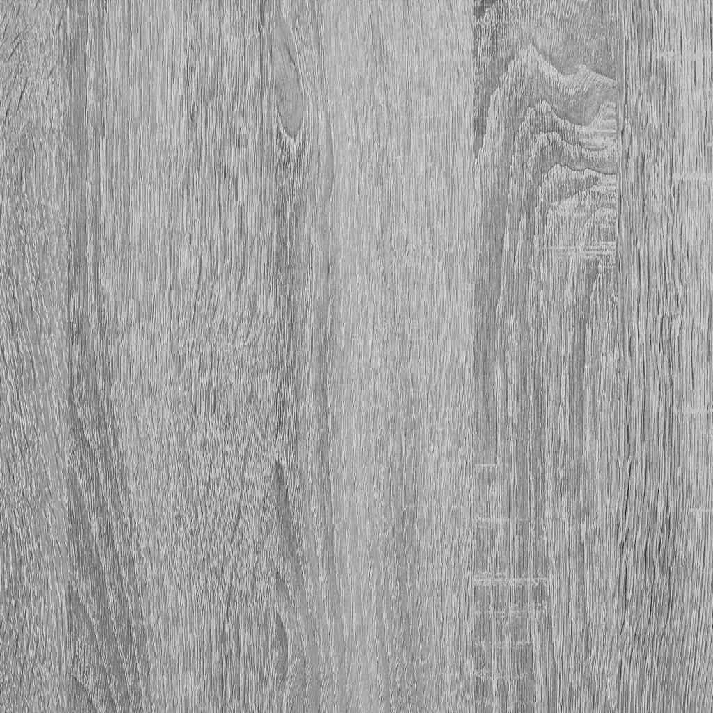 3-Delige Tafeltjesset Bewerkt Hout Eikenkleurig