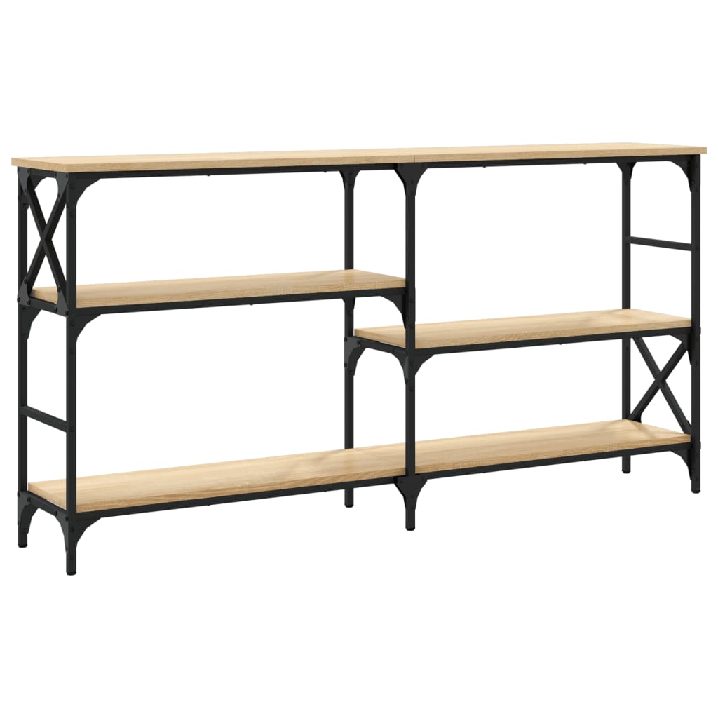 Wandtafel 150X29X76,5 Cm Bewerkt Hout Kleurig