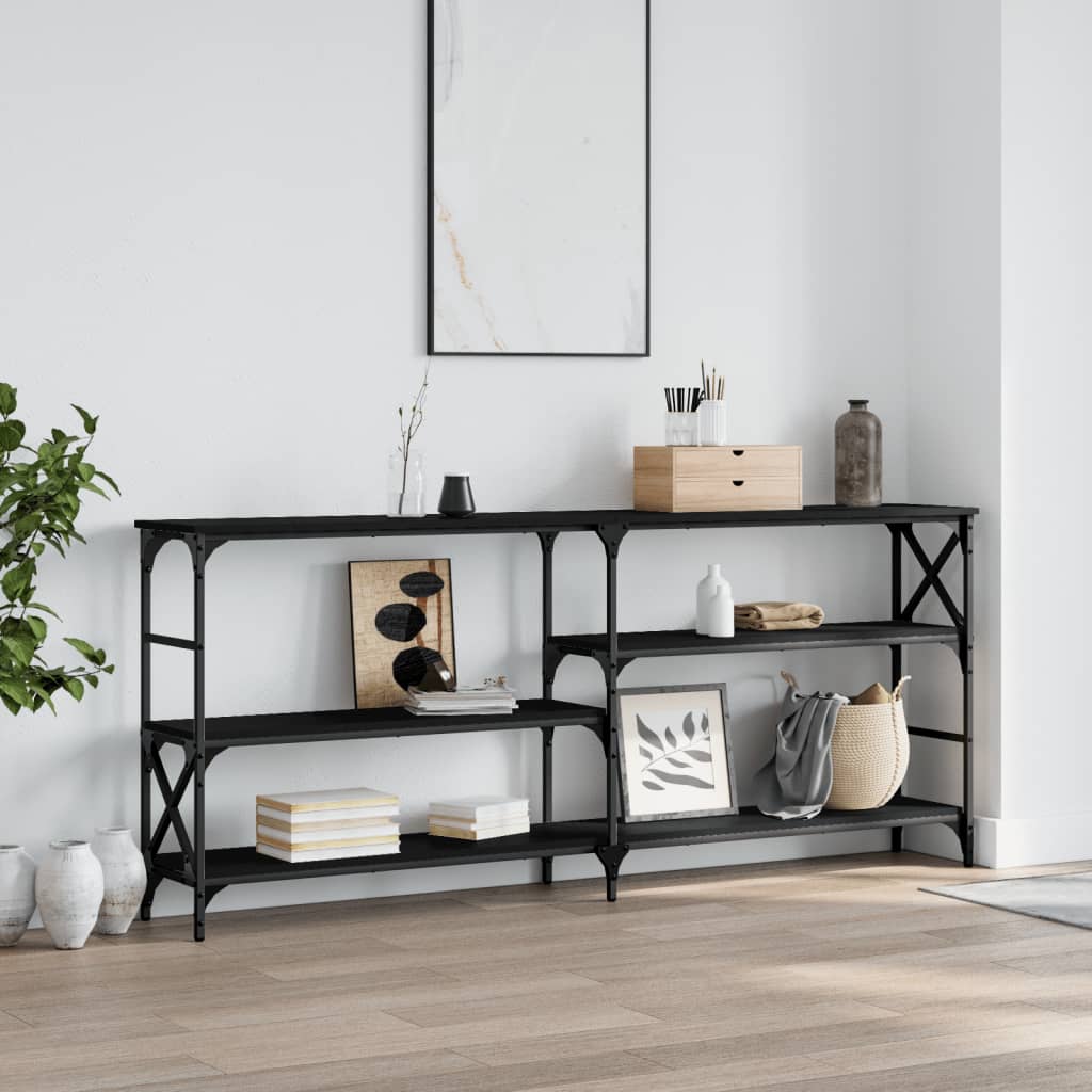 Wandtafel 150X29X76,5 Cm Bewerkt Hout Kleurig