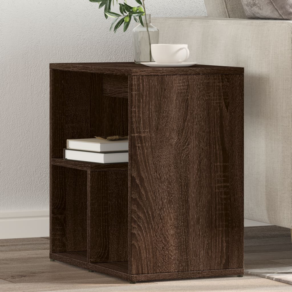 Bijzettafels 50X30X50 Cm Bewerkt Hout Kleurig