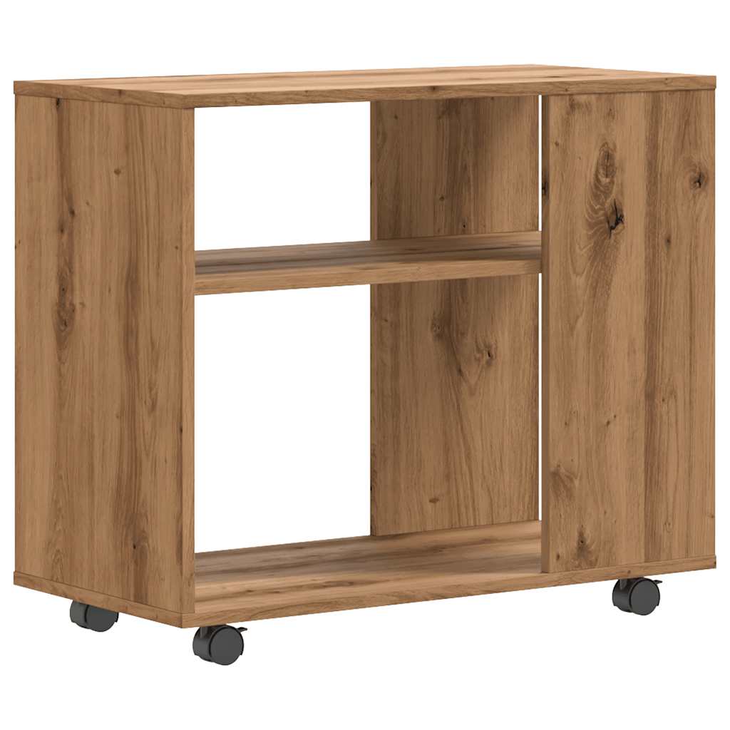 Bijzettafel 70X35X55 Cm Bewerkt Hout