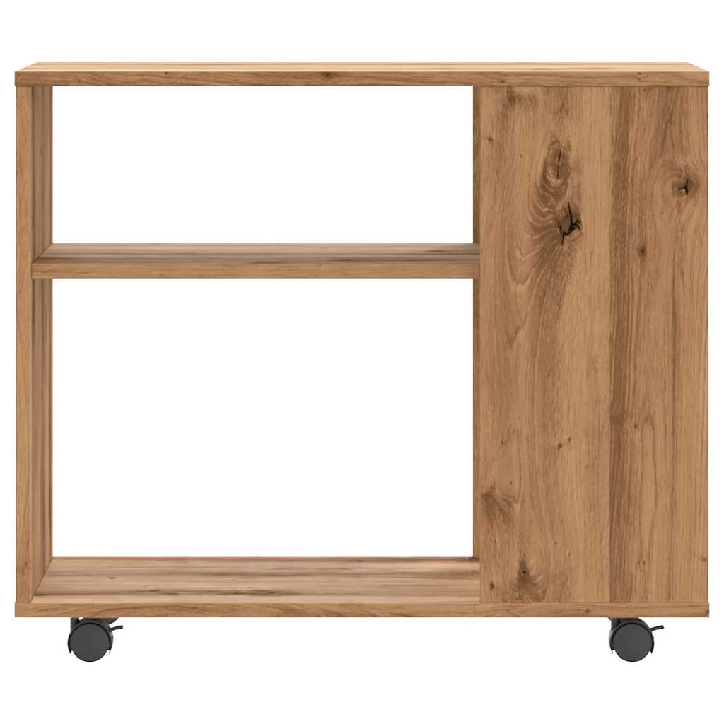 Bijzettafel 70X35X55 Cm Bewerkt Hout