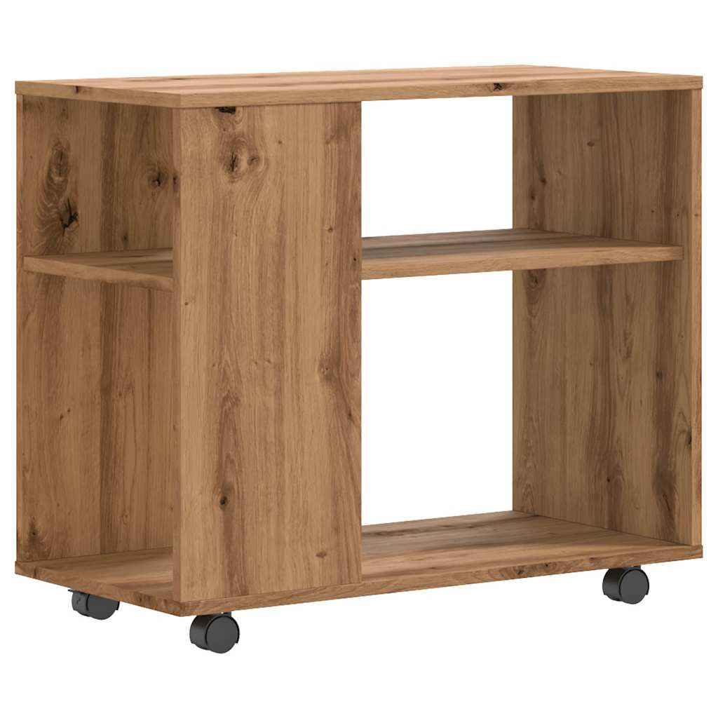 Bijzettafel 70X35X55 Cm Bewerkt Hout