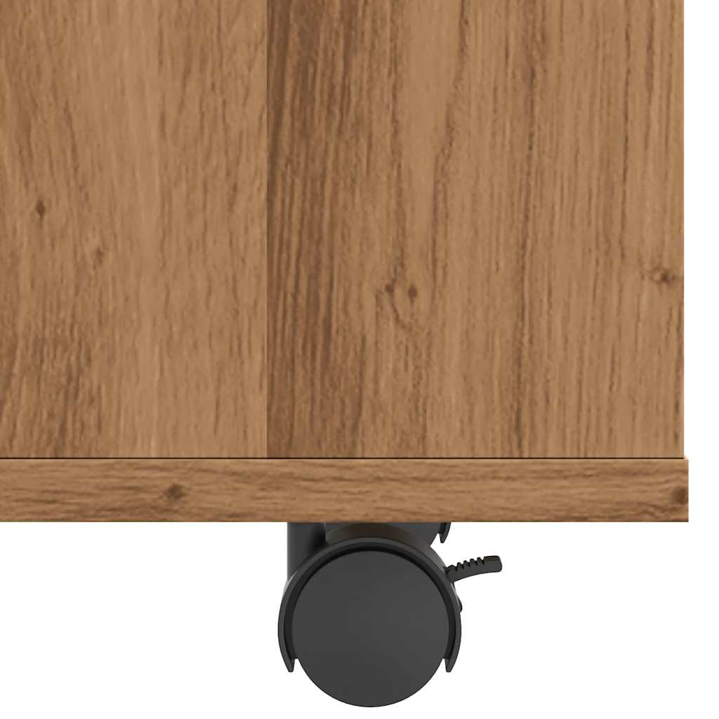 Bijzettafel 70X35X55 Cm Bewerkt Hout