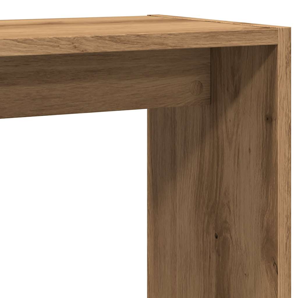 Bijzettafel 50X26X50 Cm Bewerkt Hout