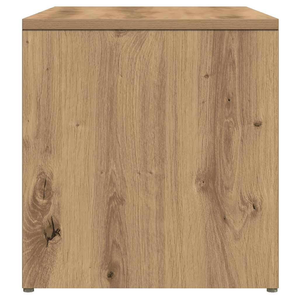 Bijzettafel 59X36X38 Cm Bewerkt Hout