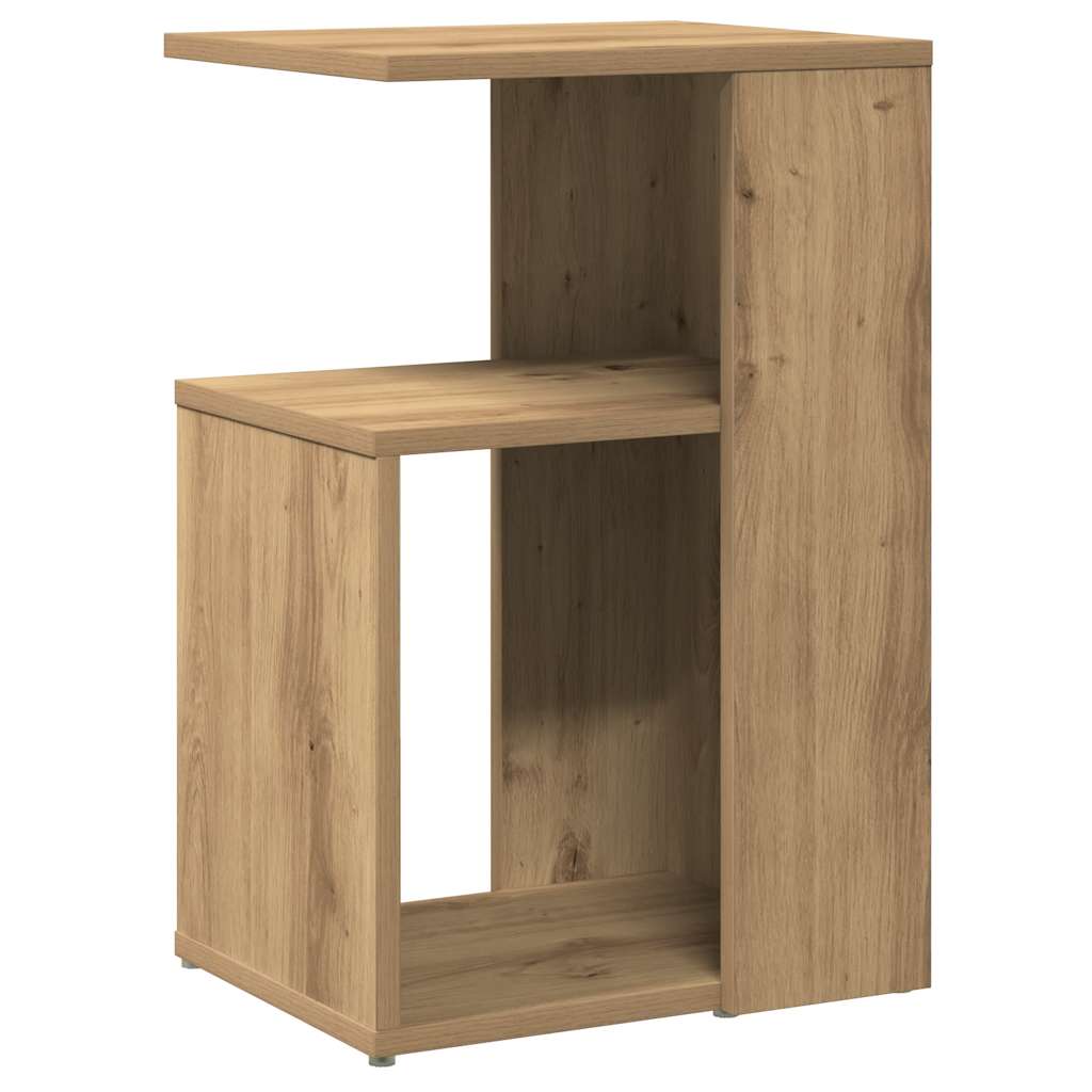 Bijzettafel 36X30X56 Cm Bewerkt Hout