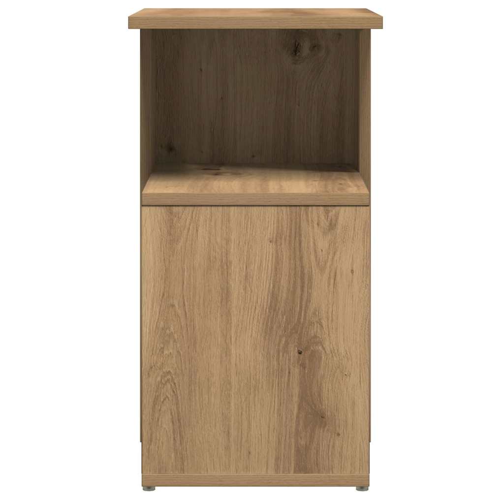 Bijzettafel 36X30X56 Cm Bewerkt Hout