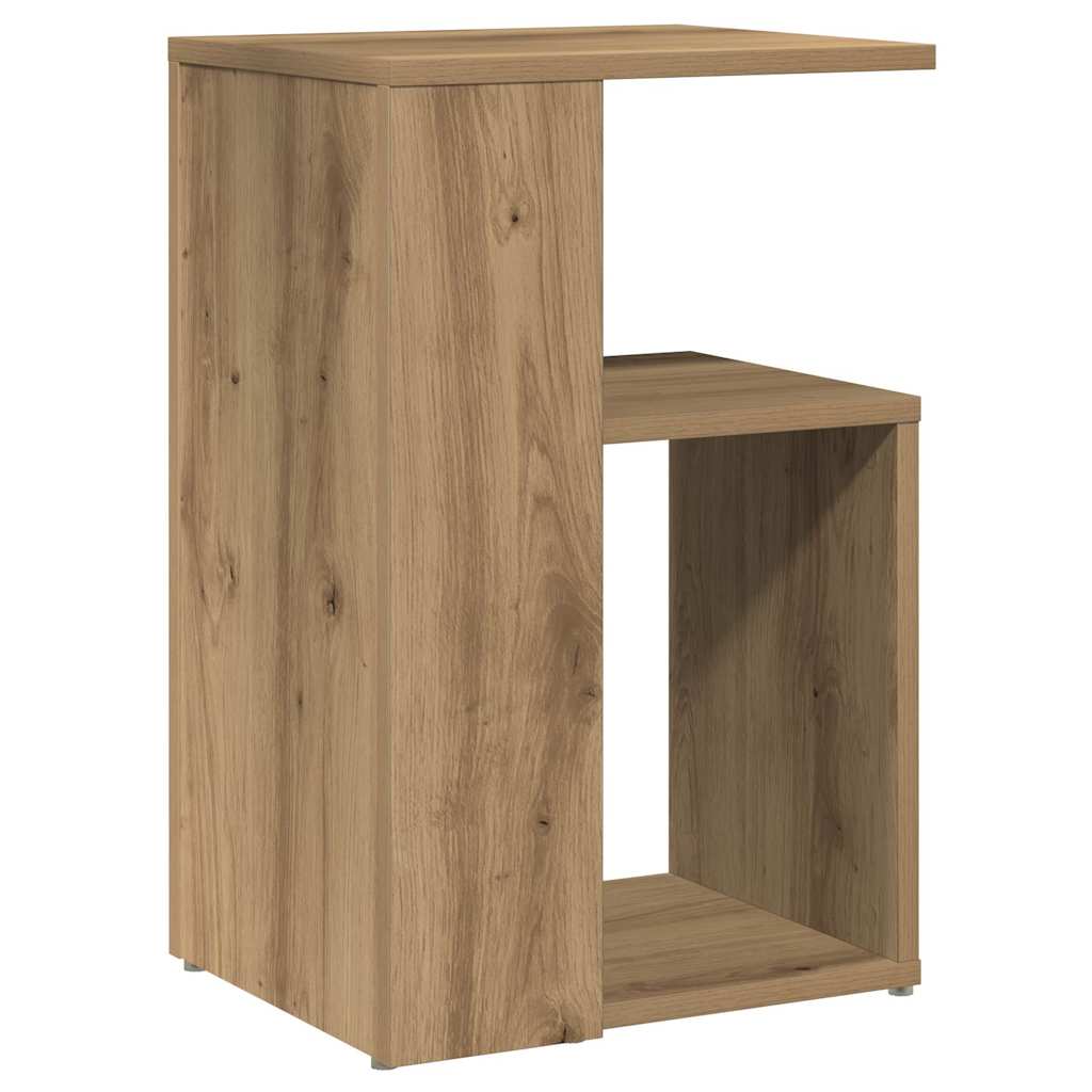 Bijzettafel 36X30X56 Cm Bewerkt Hout