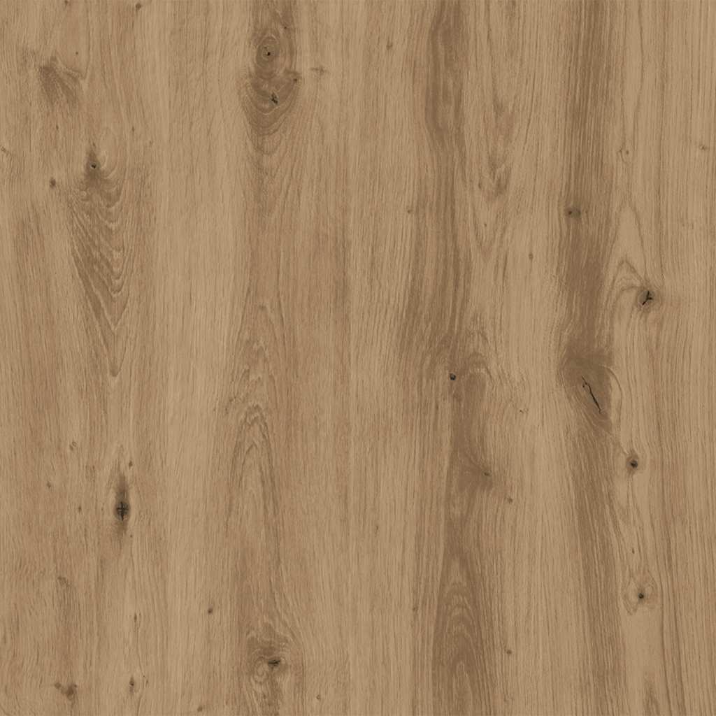 Bijzettafel 50X30X50 Cm Bewerkt Hout Artisanaal Eikenkleur