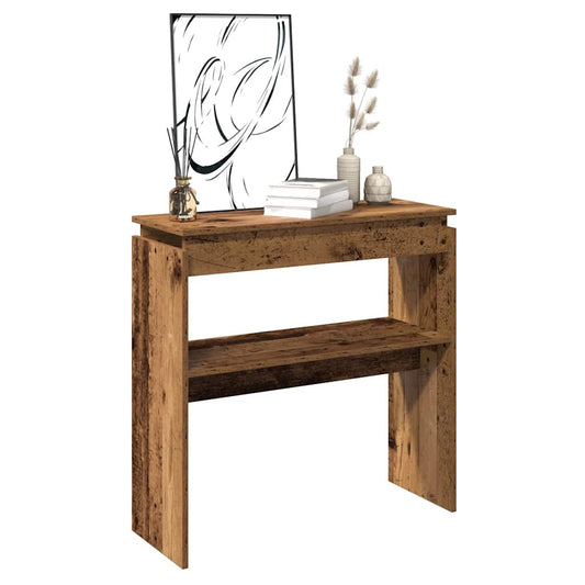 Wandtafel 80X30X Bewerkt Hout Kleurig