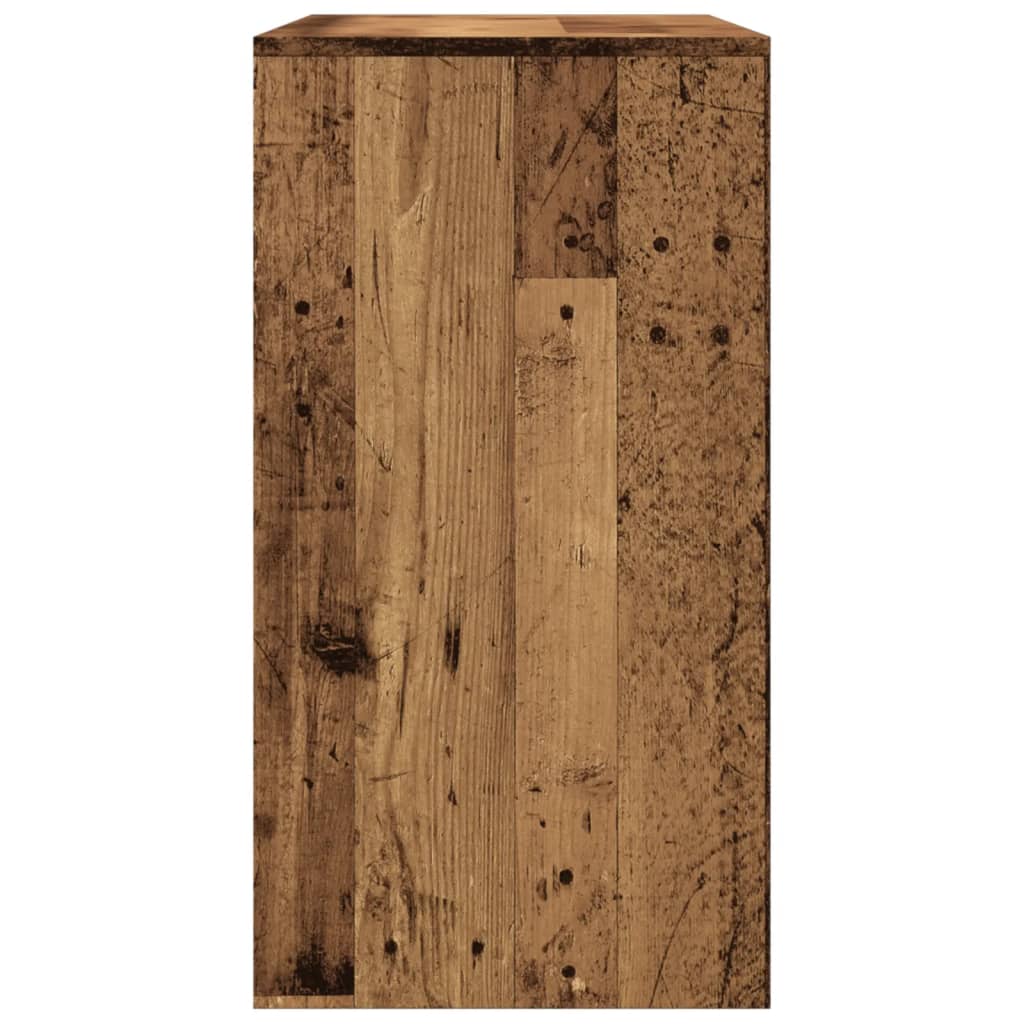 Wandtafel 89X41X76,5 Cm Bewerkt Hout Kleurig