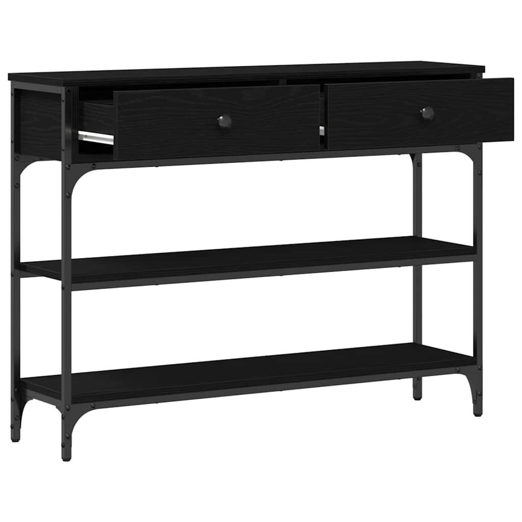 Console Tafel Met Lade Met Plank 100 X 25 X 75 Cm