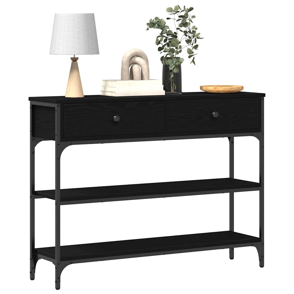 Console Tafel Met Lade Met Plank 100 X 25 X 75 Cm