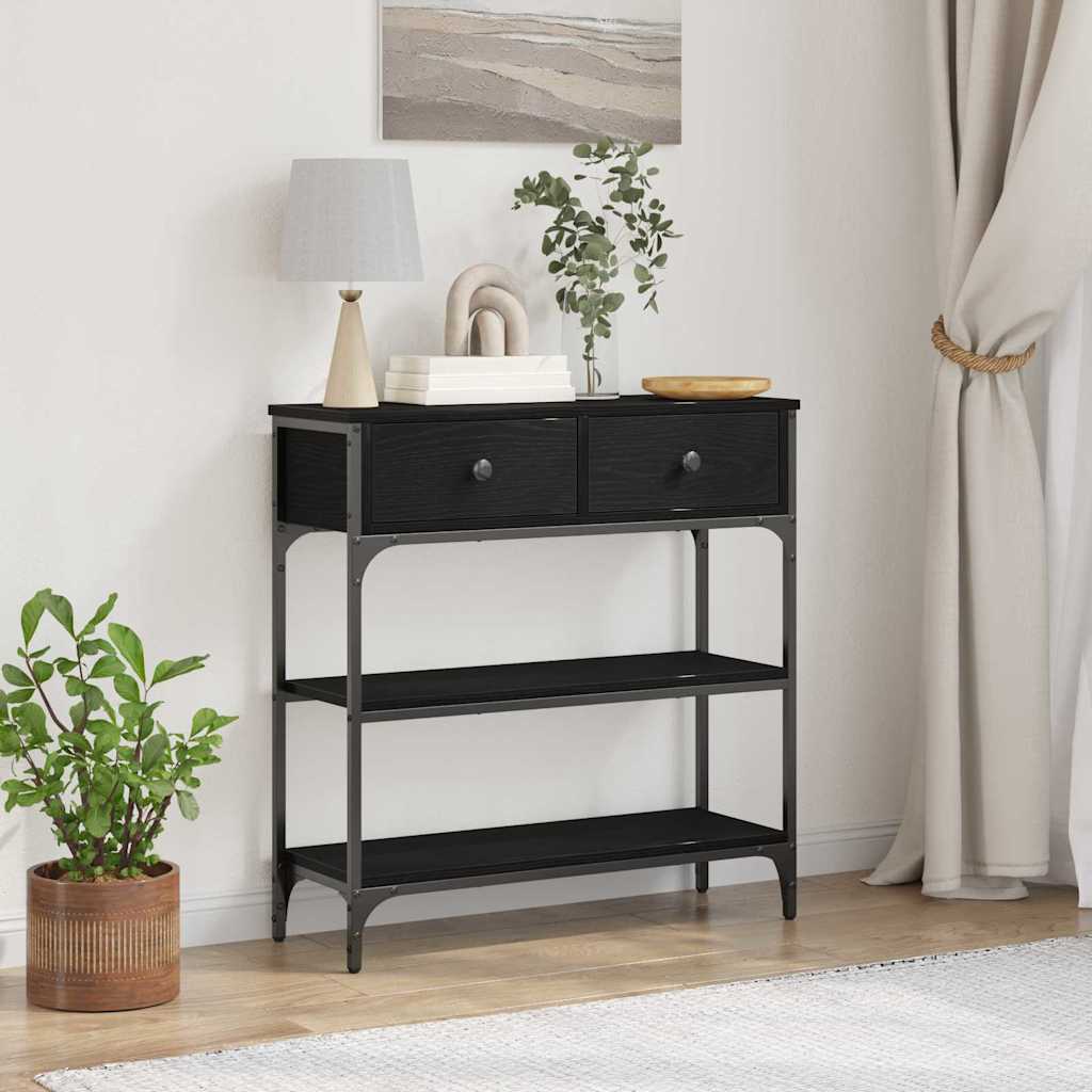 Console Tafel Met Lade Met Plank 100 X 25 X 75 Cm