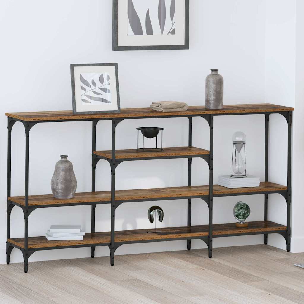 Wandtafel 160X29X80 Cm Bewerkt Hout