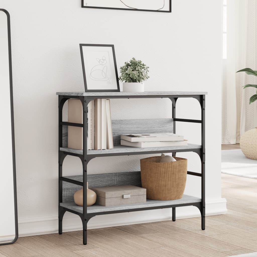 Wandtafel 75X32X Bewerkt Hout Eikenkleurig