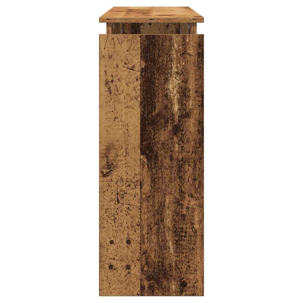 Wandtafel 80X30X Bewerkt Hout Kleurig